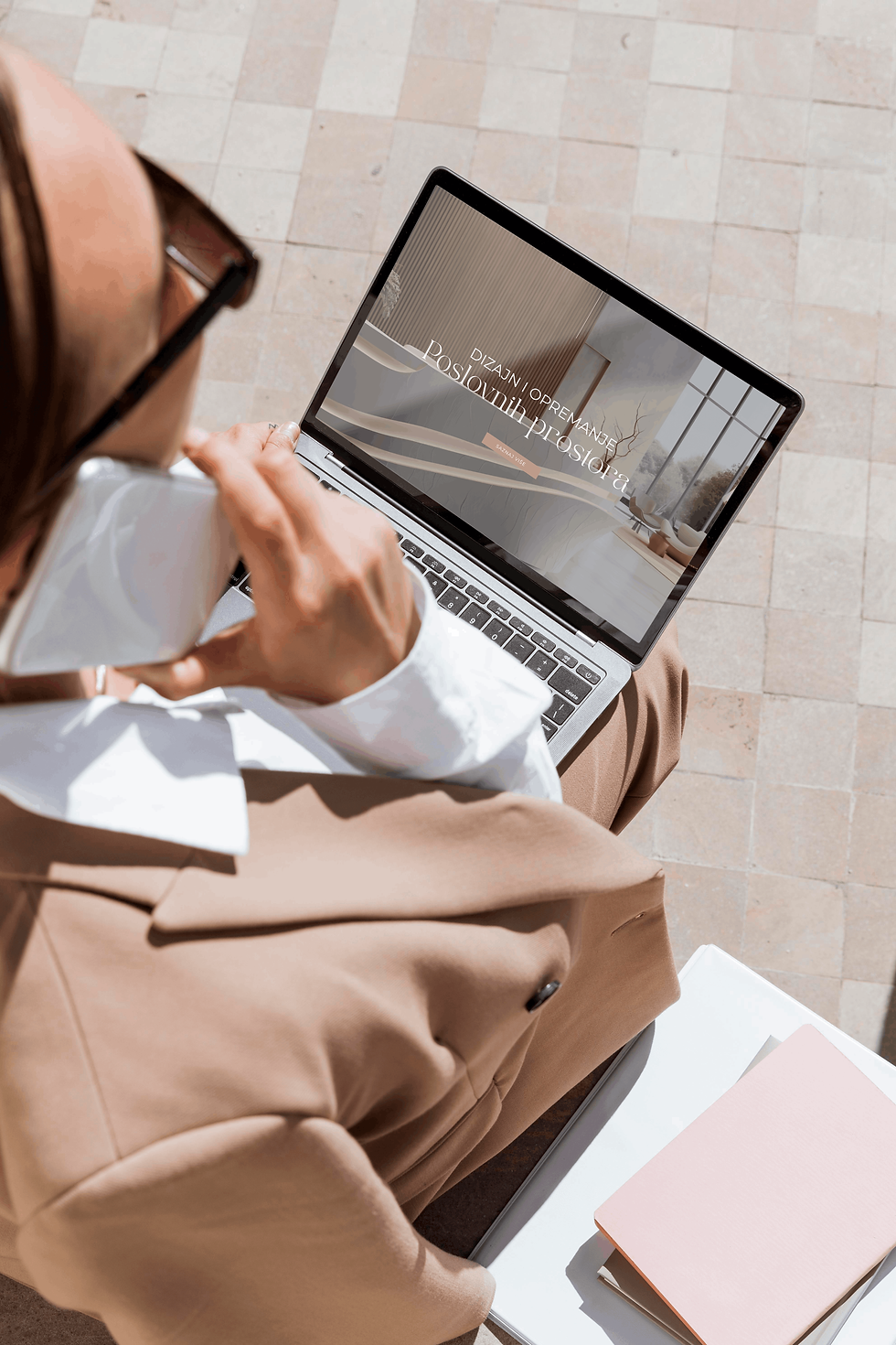 Dizajn web stranice i branding za studio za uređenje interijera