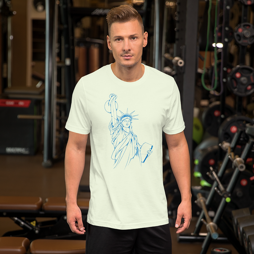 Thumbnail: "Lifting Lady Liberty" Unisex t-shirt