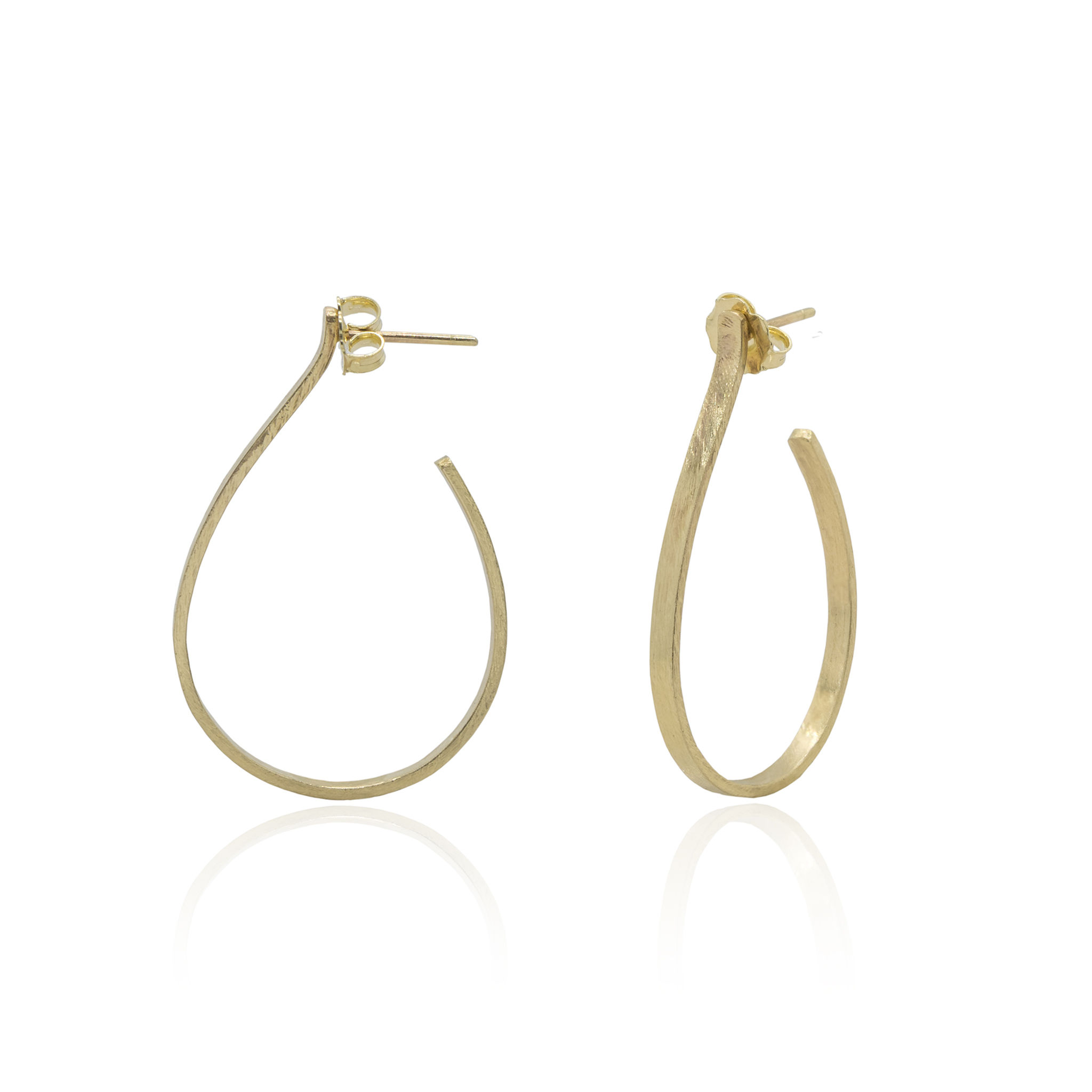 14k Gold hoops
