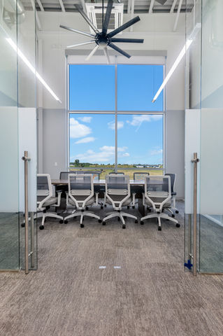 Interior conference room for Perry Protech branch in Lima, OH