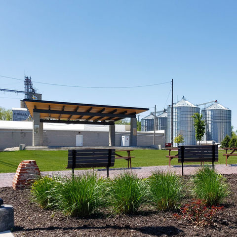 Pavilion located in the heart of downtown Ottawa, OH