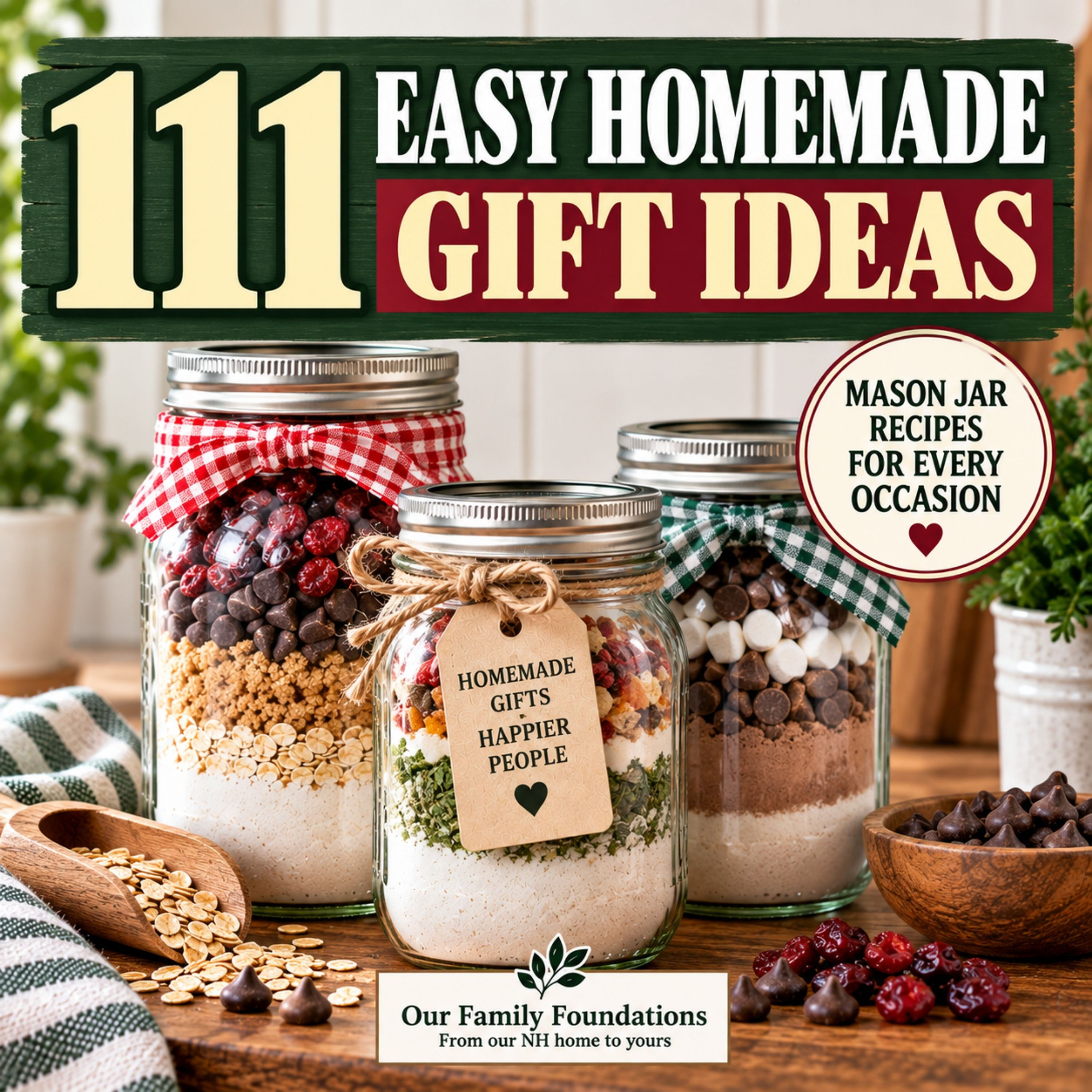 111 Mason Jar Gift Ideas