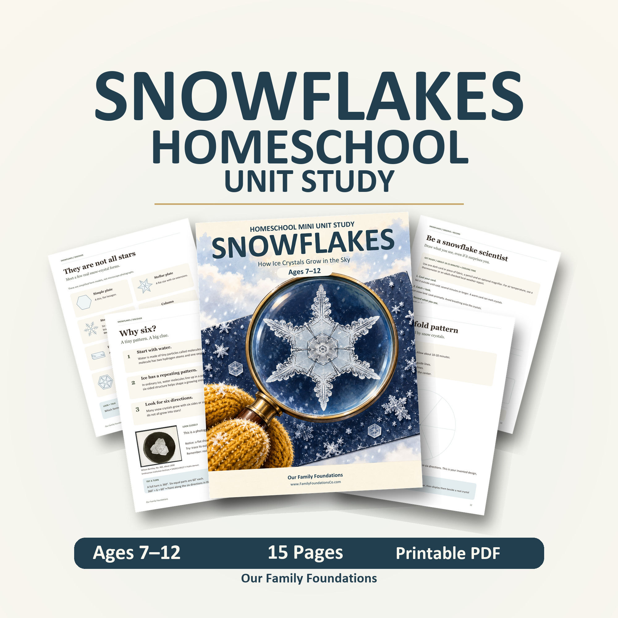 Snowflakes: How Ice Crystals Grow in the Sky
