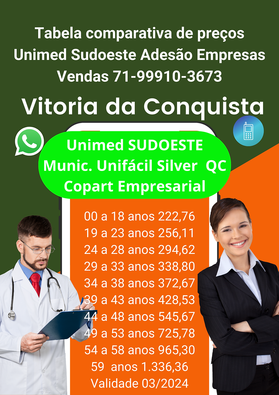 Caetite - BA Tabela Comparativa para Empresa