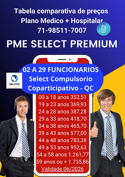 tabelas comparativas de preços