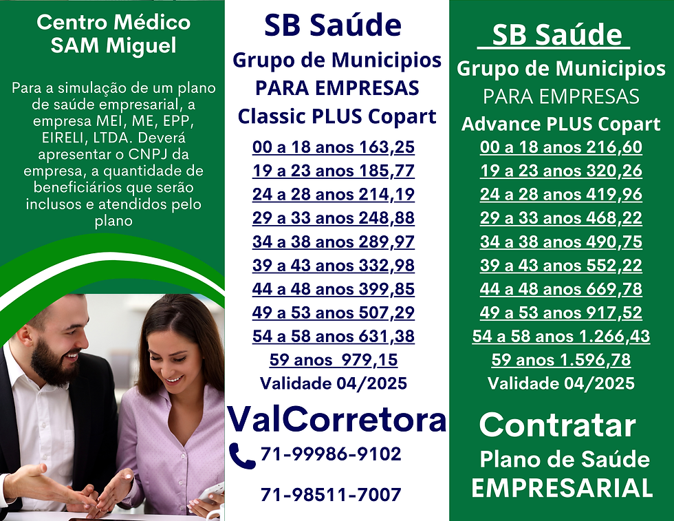 Lauro de Freitas-BA - Plano de Saude Empresarial Preços