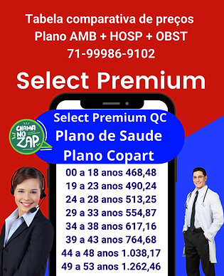 tabelas comparativas preços de planos de saude select