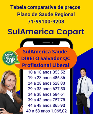 tabela de preços sulamerica direto salvador
