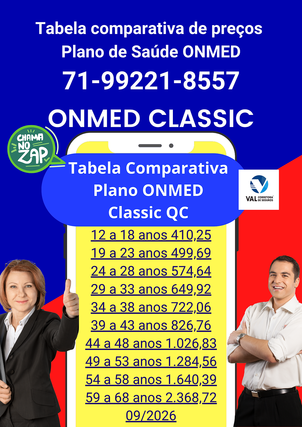 tabelas planos de saude onmed classic
