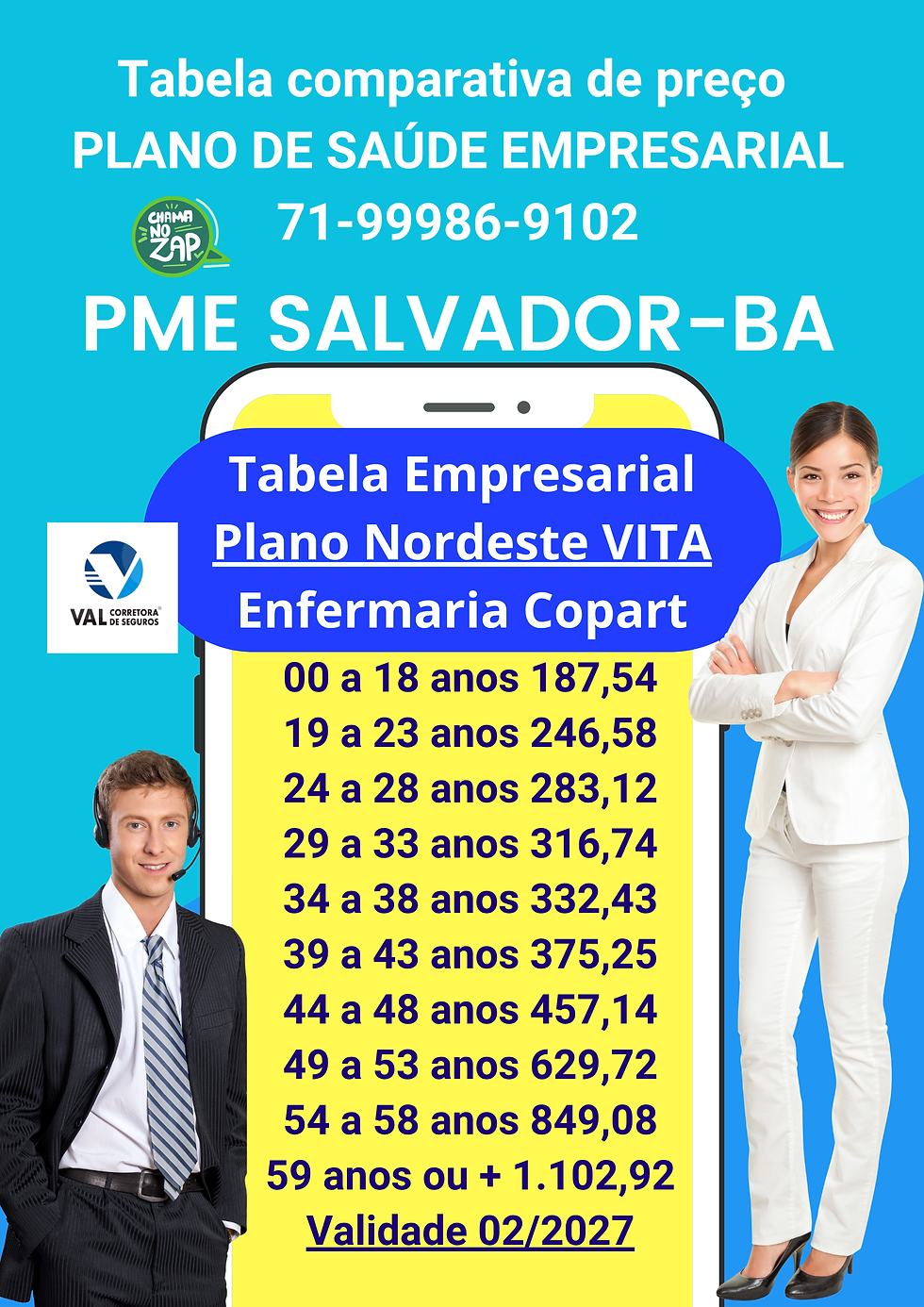 Assistência Médica Empresas - Tabelas Salvador-BA