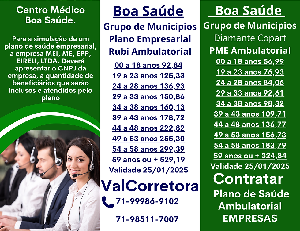 Corretora Plano de Saude em Salvador - Tabelas de Vendas - Encontre um Corretor Planos de Saude na Bahia