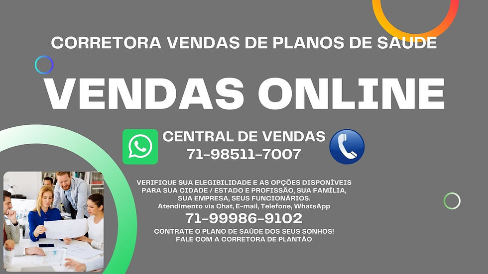 Planos de Saúde | Vendas Digital EQUIPE DE VENDAS DIGITAL
