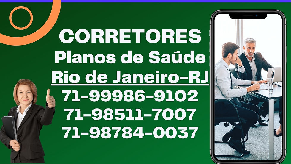 telefone corretora plano de saude - rj