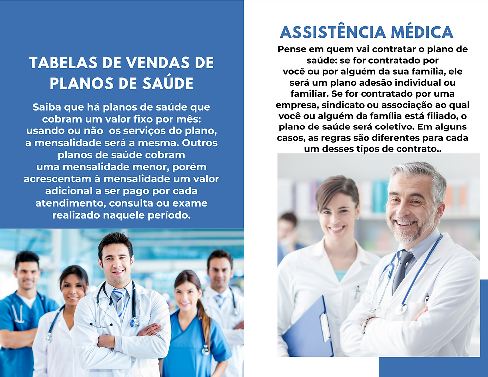 TABELA COMPARATIVA DE PREÇOS PME planos de saude