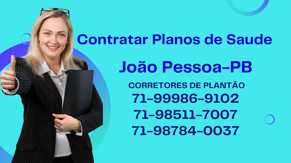 telefone corretora plano de saude em joao pessoa - PB