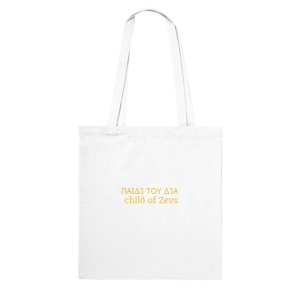 Tote bag Child of Zeus