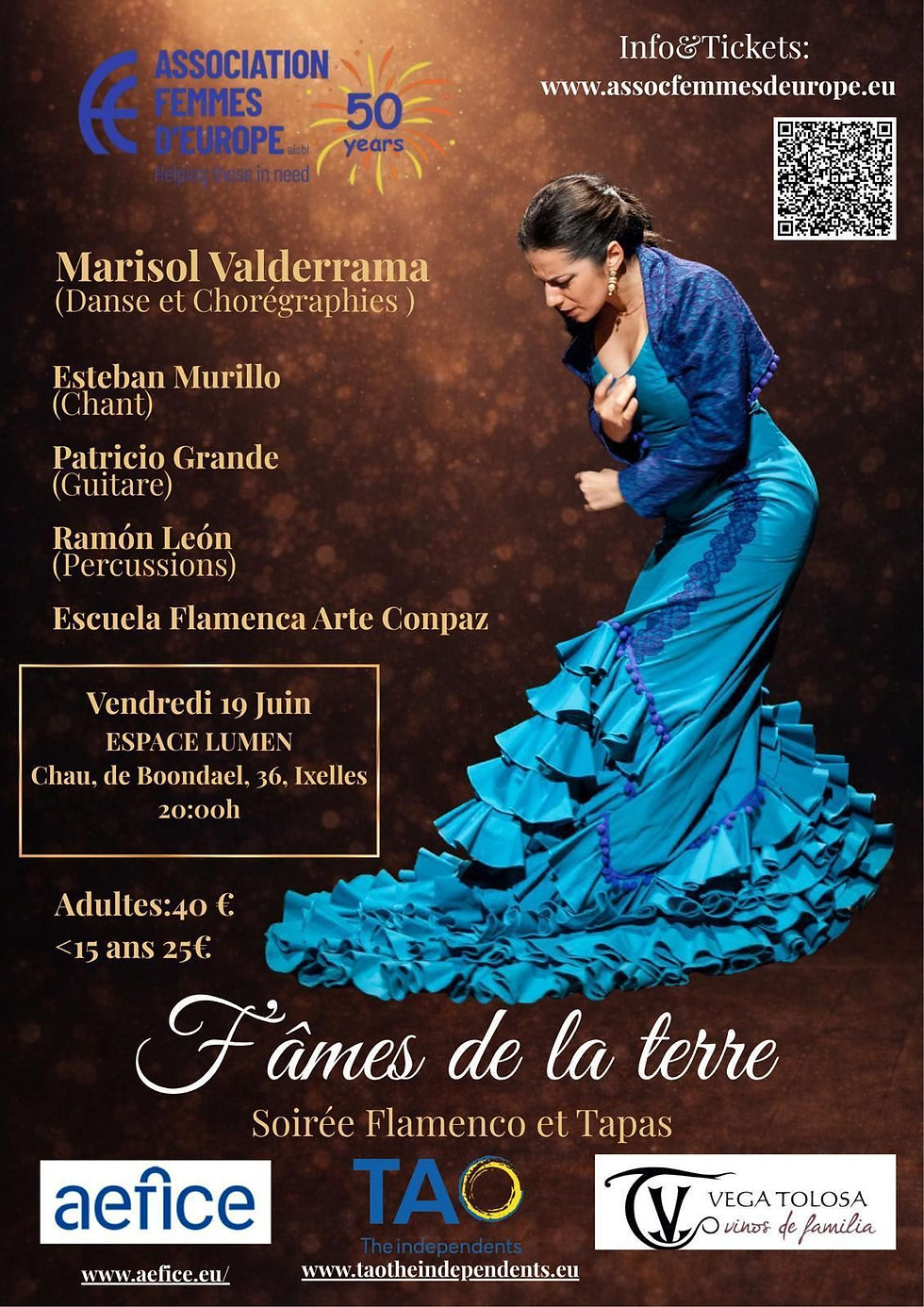 Fâmes de la Terre - Soirée Flamenco et Tapas