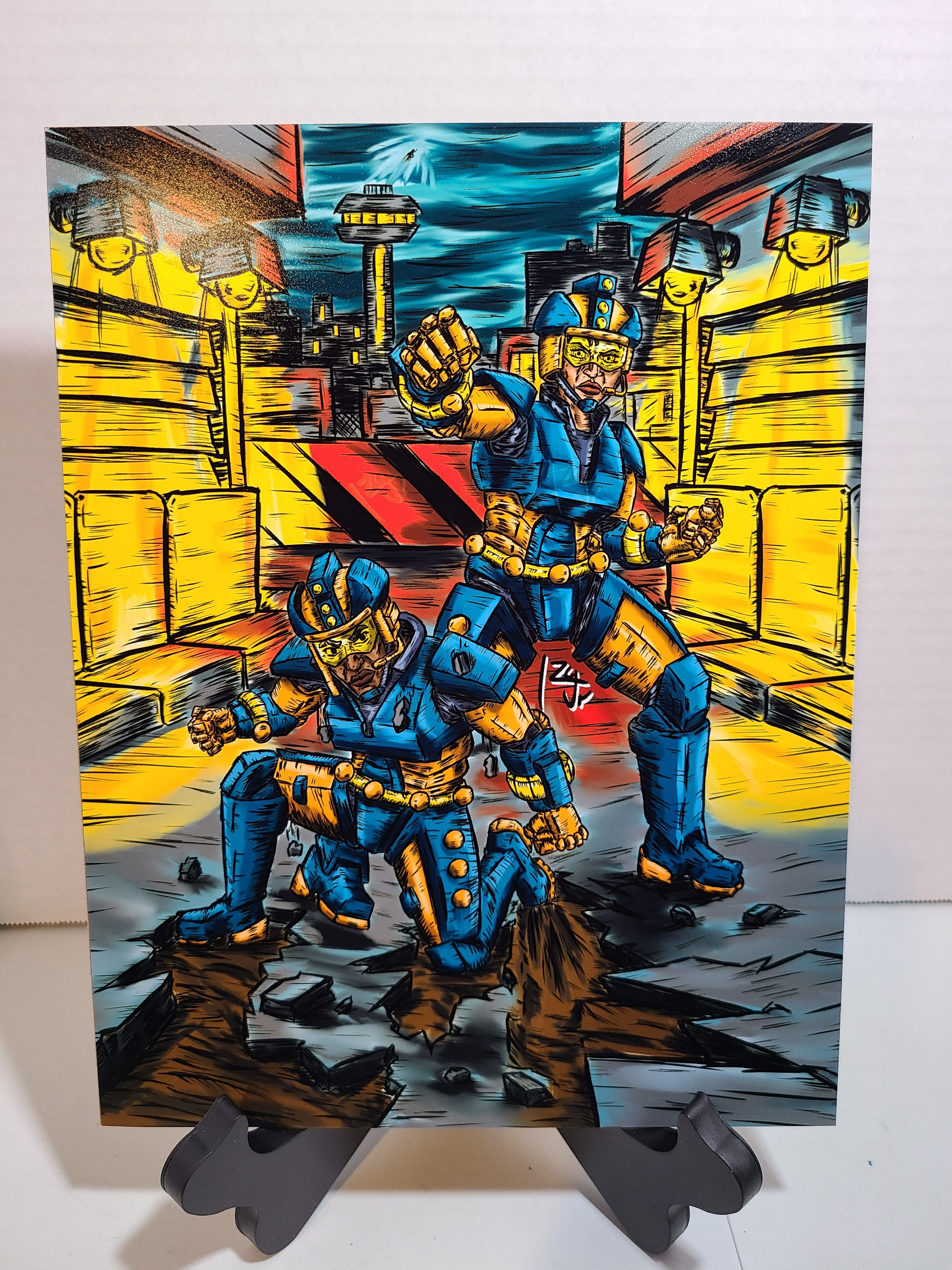 "Nex Wave's Defense Force" Print (8.5'' x 11'')
