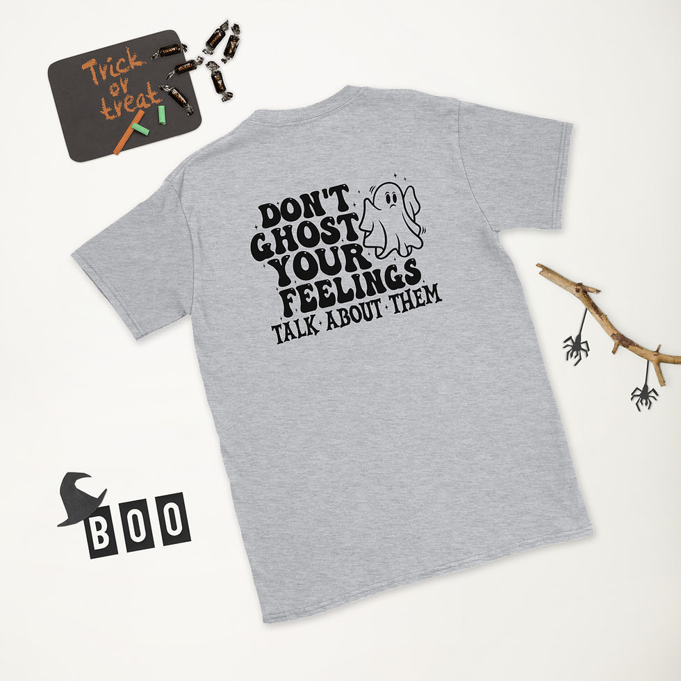 Thumbnail: "Don't Ghost Your Feelings" Short-Sleeve Unisex T-Shirt copy