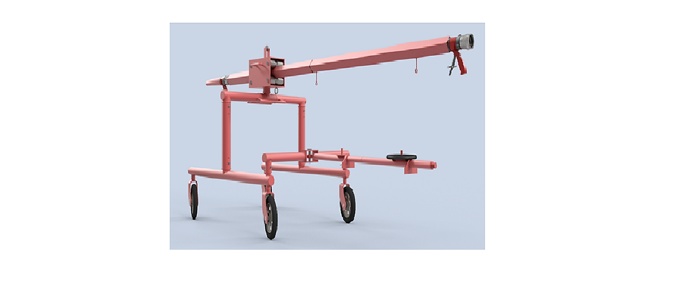 extension of fire truck drain pipe