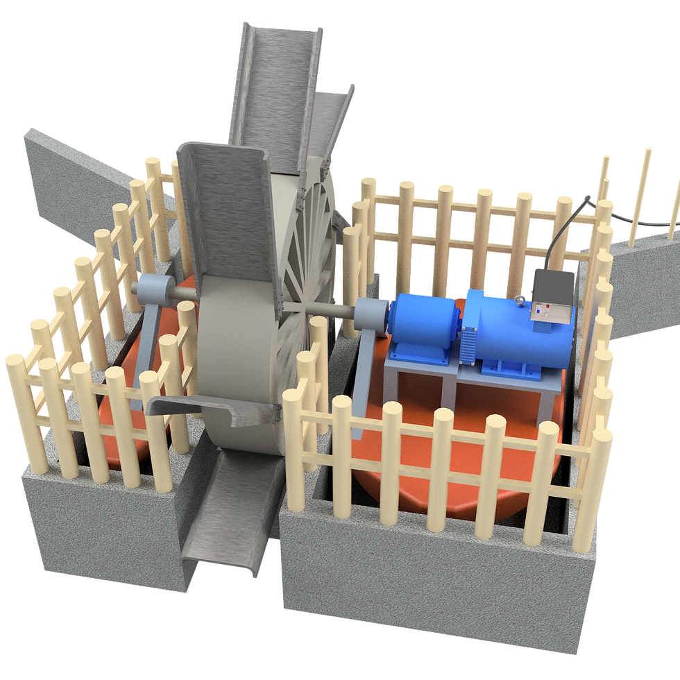 3 DEEP RUNNING WATER POWER GENERATION