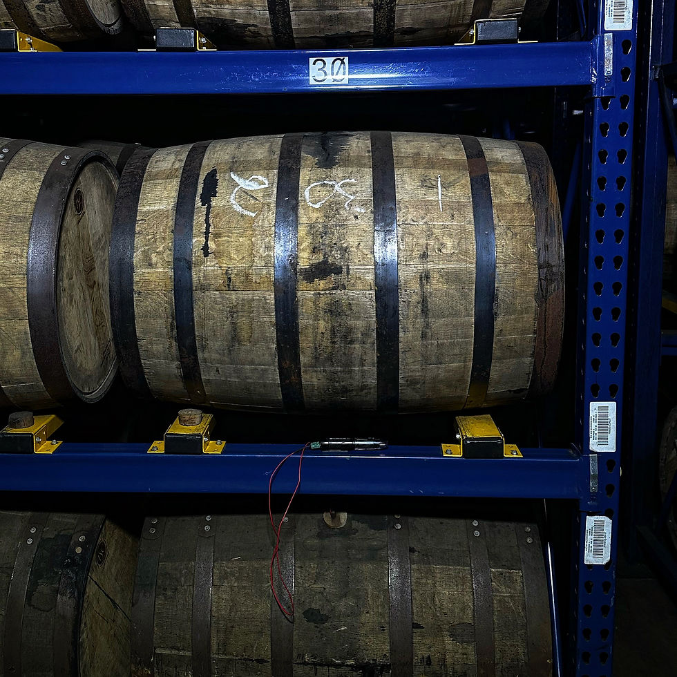 Michter's Shively whiskey barrel storage warehouse