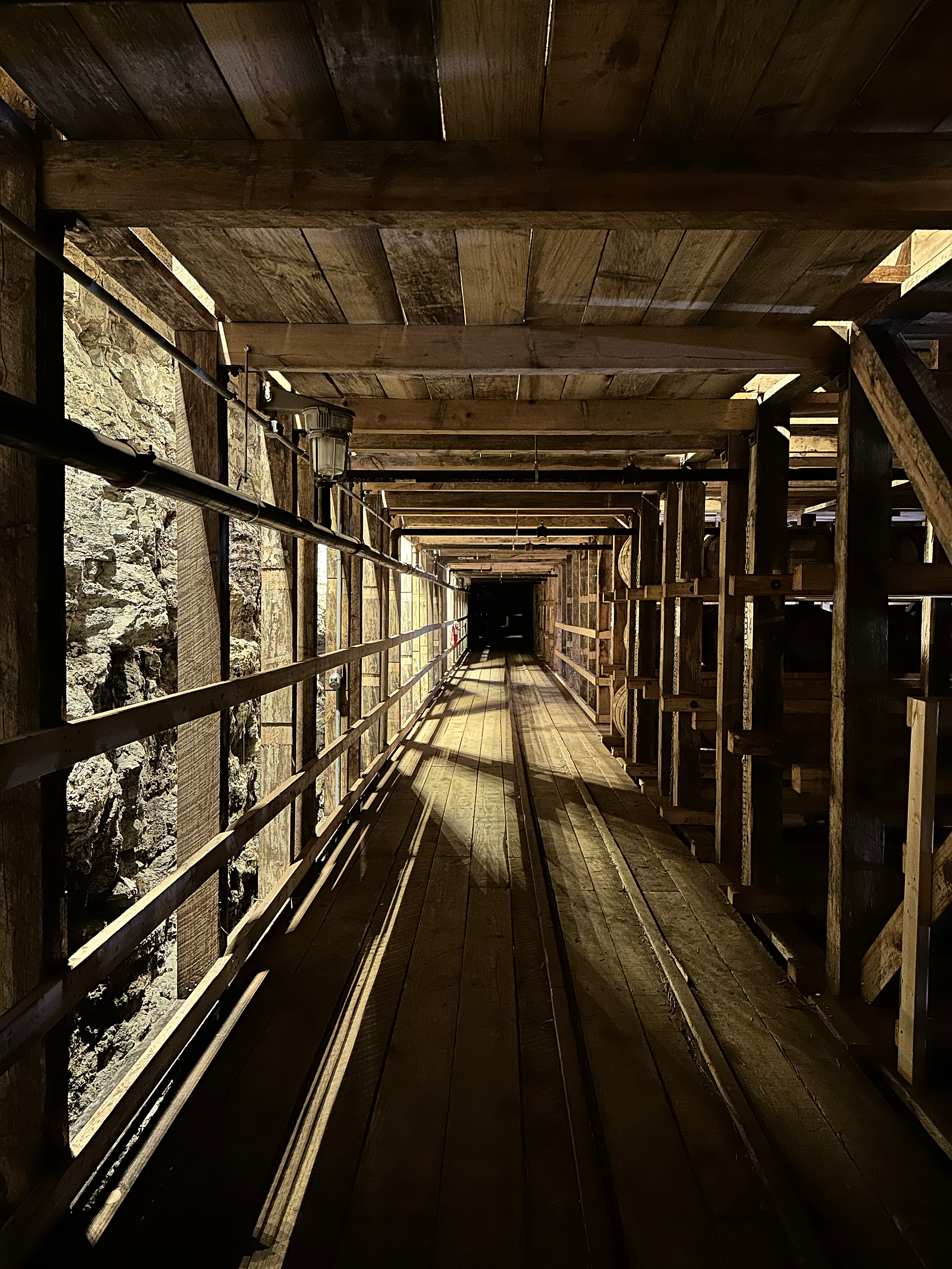 Maker's Mark limestone cellar