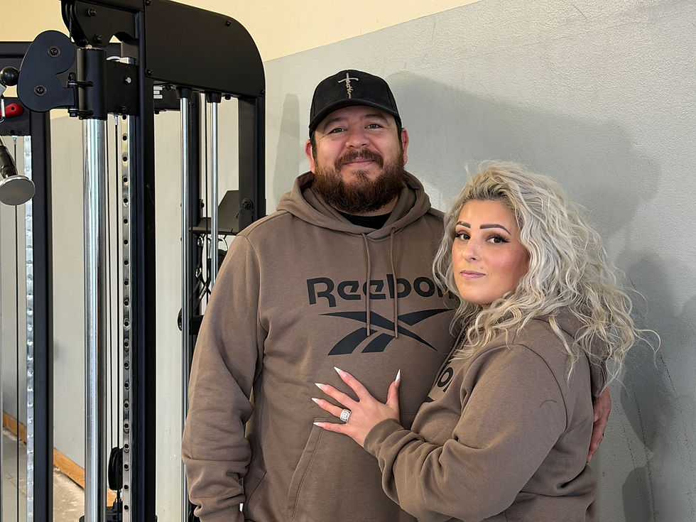 Fernando and Elizabeth Ontiveros, owners of the 24 Hr Connell Fitness.