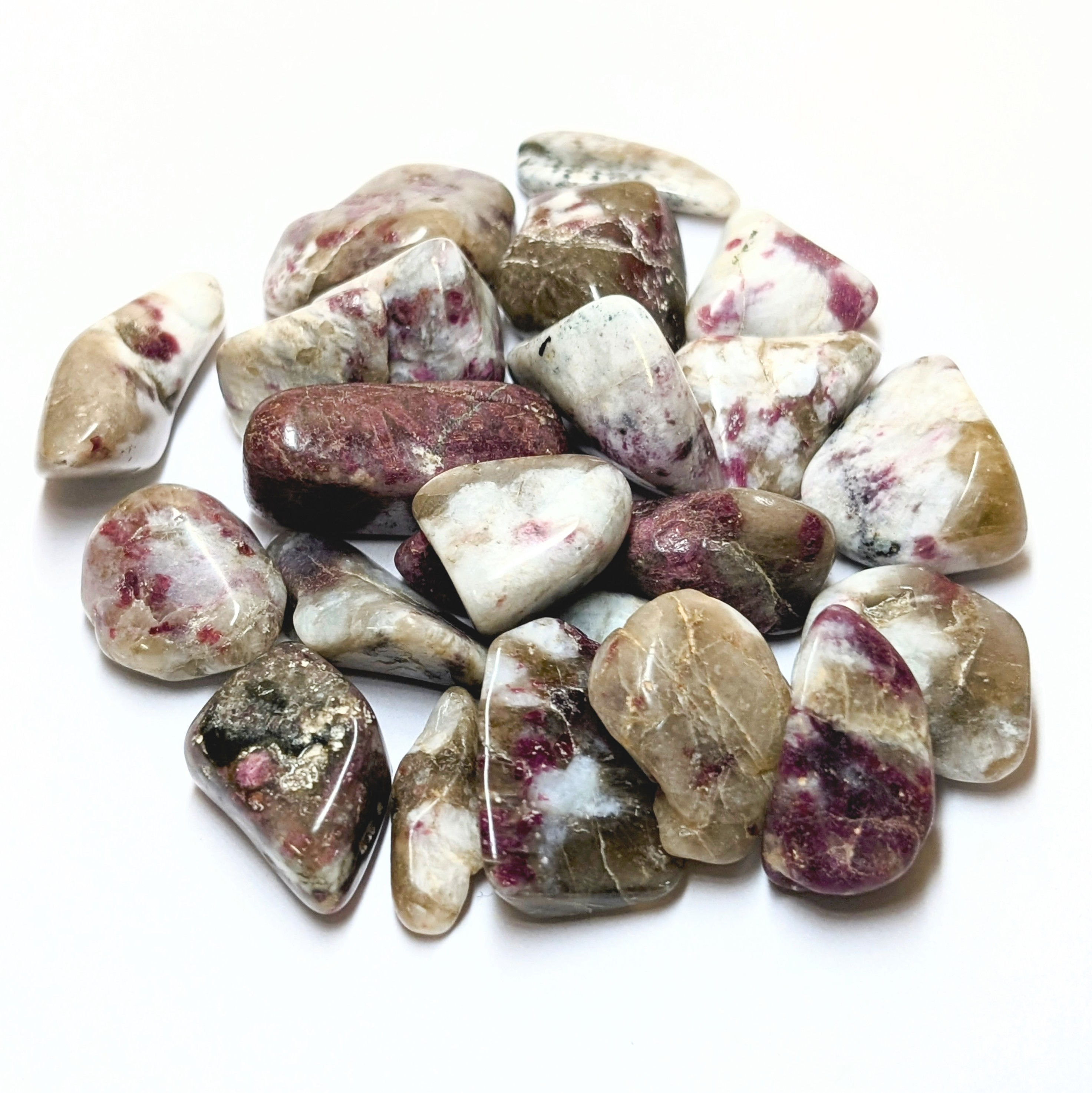 Ruby Tourmaline Tumbled
