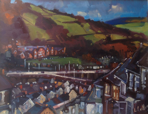 Louise Collis Trehafod painting