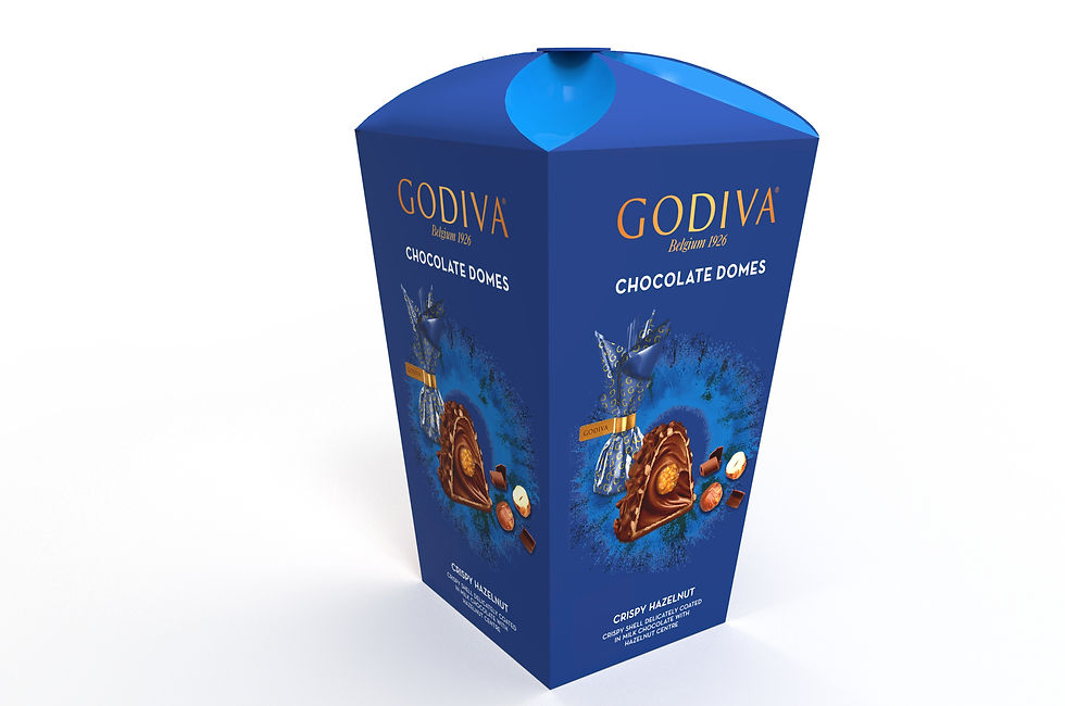 Godiva Chocolate Dome flower box