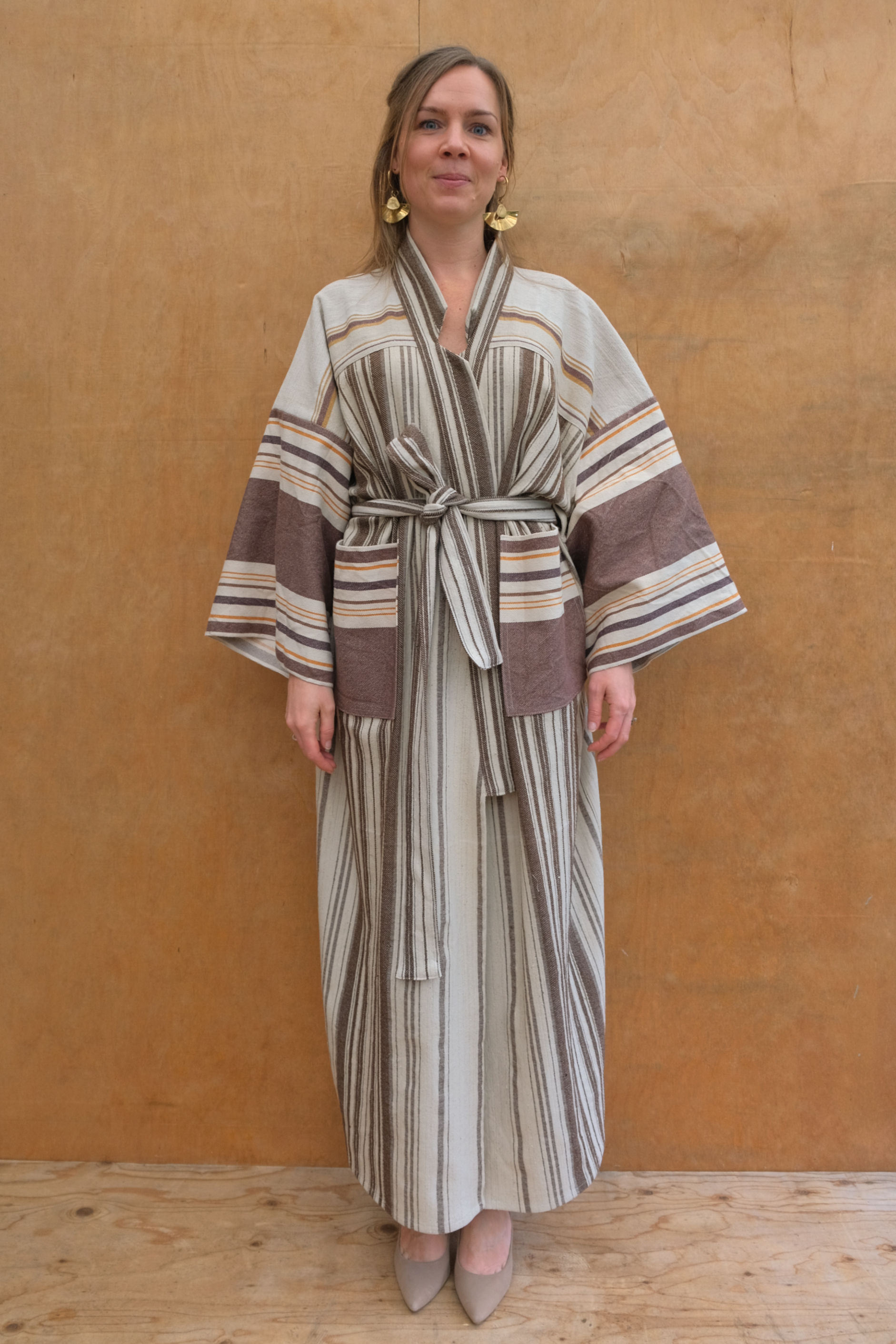 Long wrapdress jacket