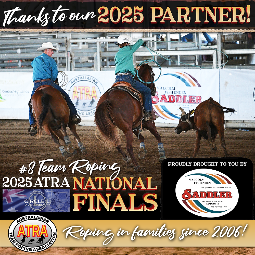 Tyson Roper Australian Thank you Mal Fishenden Saddlery!