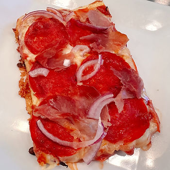 pizza with toppings