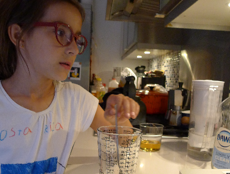 Our very own gooey DNA + A gigantic DNA molecule grows in my kitchen