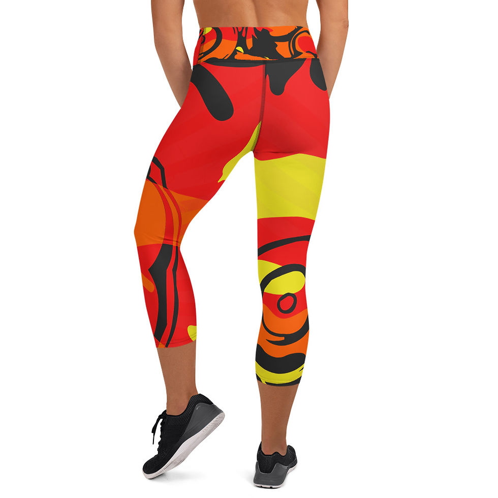 Thumbnail: Fire High-Waist Capri Leggings