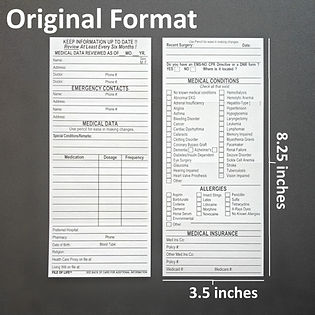 Small Standard Cards