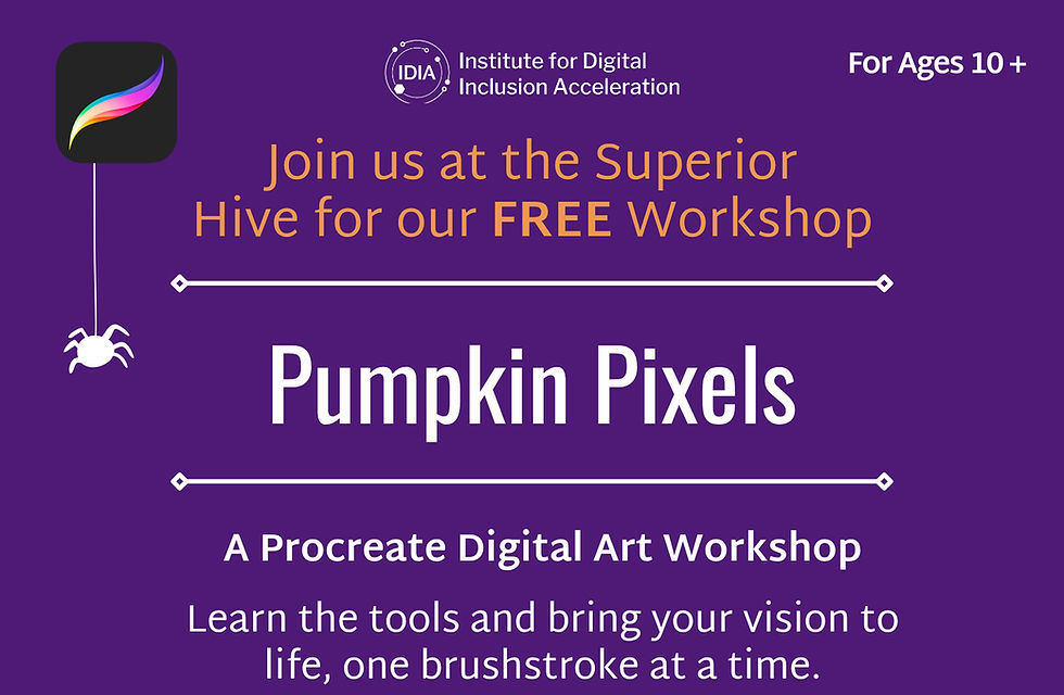 Pumpkin Pixels: A Free Digital Art Workshop