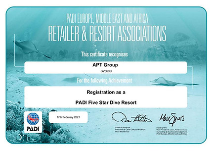 Resort 5 stelle PADI a Pavia
