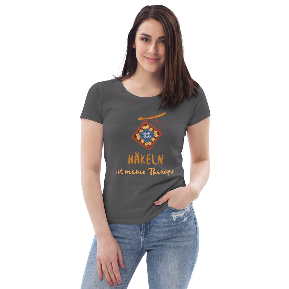 Miniaturbild: häkeln shirt, häkeln therapie shirt, spruchshirt häkeln, wolle shirt, witziger spruch wolle