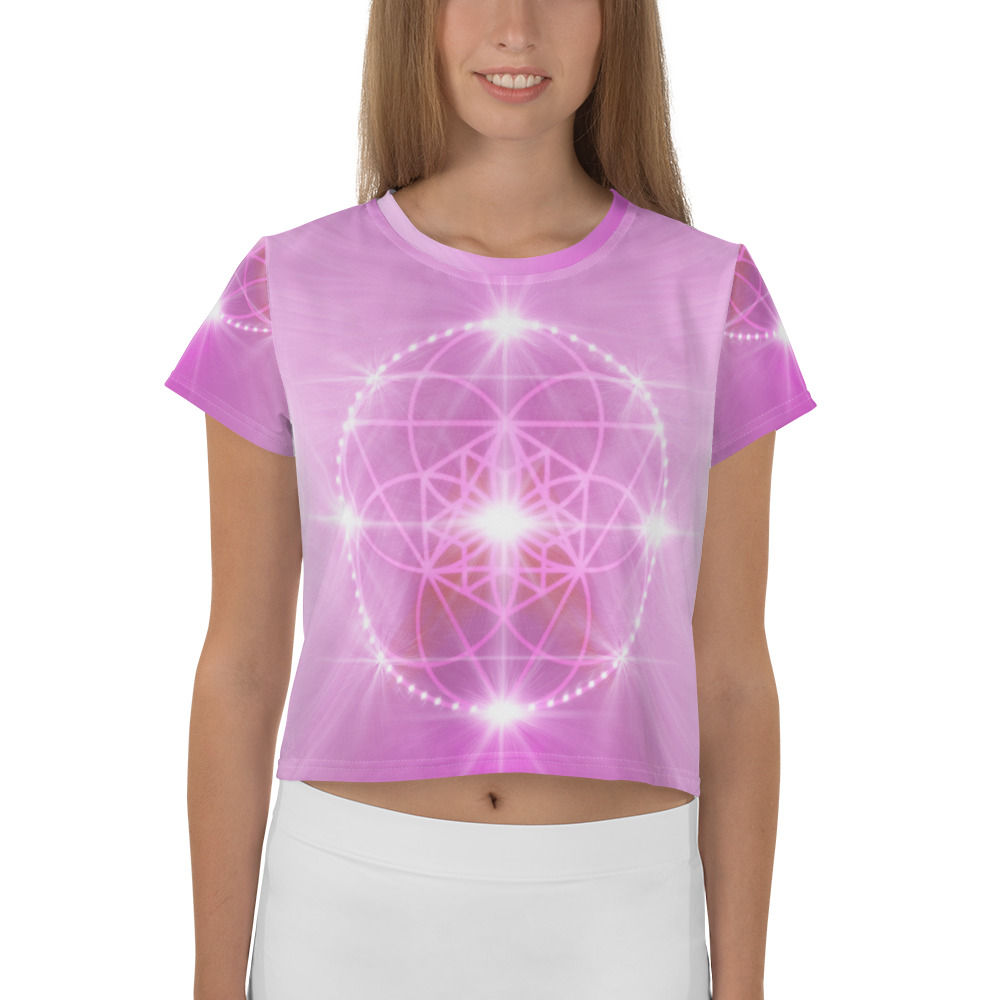 Lichtvolle Einheit / All-Over Print Crop Tee