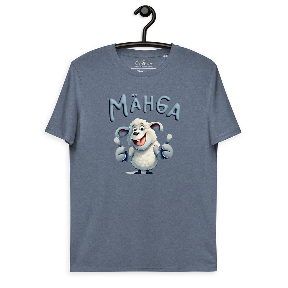 Thumbnail: mähga, mega cooles shirt, schaf shirt, wolle shirt lustig, spruchshirt wolle, schaf mit daumen hoch
