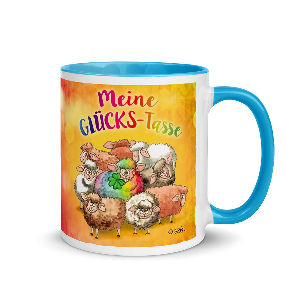 Thumbnail: Meine Glücks-Tasse/ Bunte Tasse