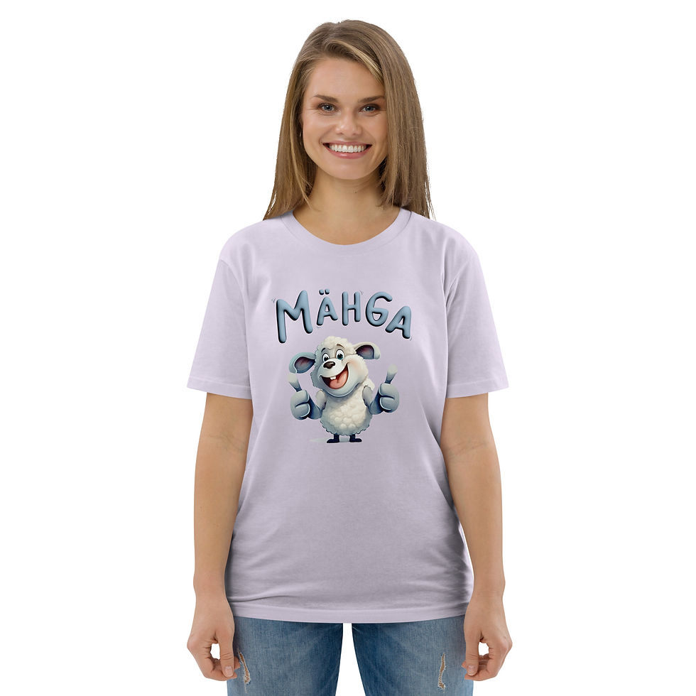 Thumbnail: mähga, mega cooles shirt, schaf shirt, wolle shirt lustig, spruchshirt wolle, schaf mit daumen hoch