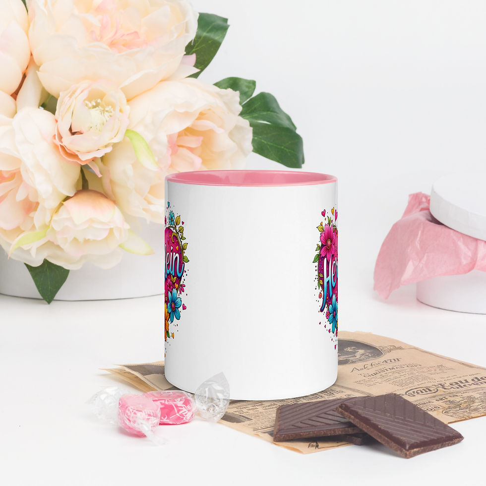 Miniaturbild: tasse herzilein, valentinstag geschenkidee, liebe, herz mit blumen, originelles geschenk