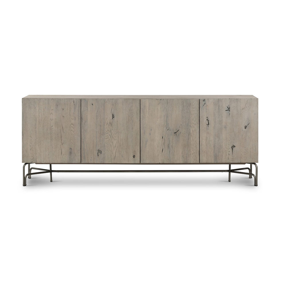 Thumbnail: MARION SIDEBOARD WASHED NATURAL VENEER 3rd View - Little Mountain Home