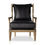Thumbnail: LENNON CHAIR BLACK LEATHER 3rd View - Little Mountain Home