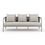 Thumbnail: Numa Teak Outdoor Sofa 81" Grey 2nd view - Little Mountain Home