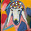Thumbnail: Menashe Kadishman, Sheep head 40, Acrylic on canvas