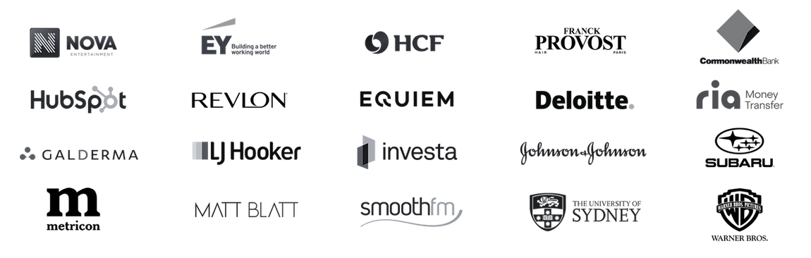 Brands we have worked with
